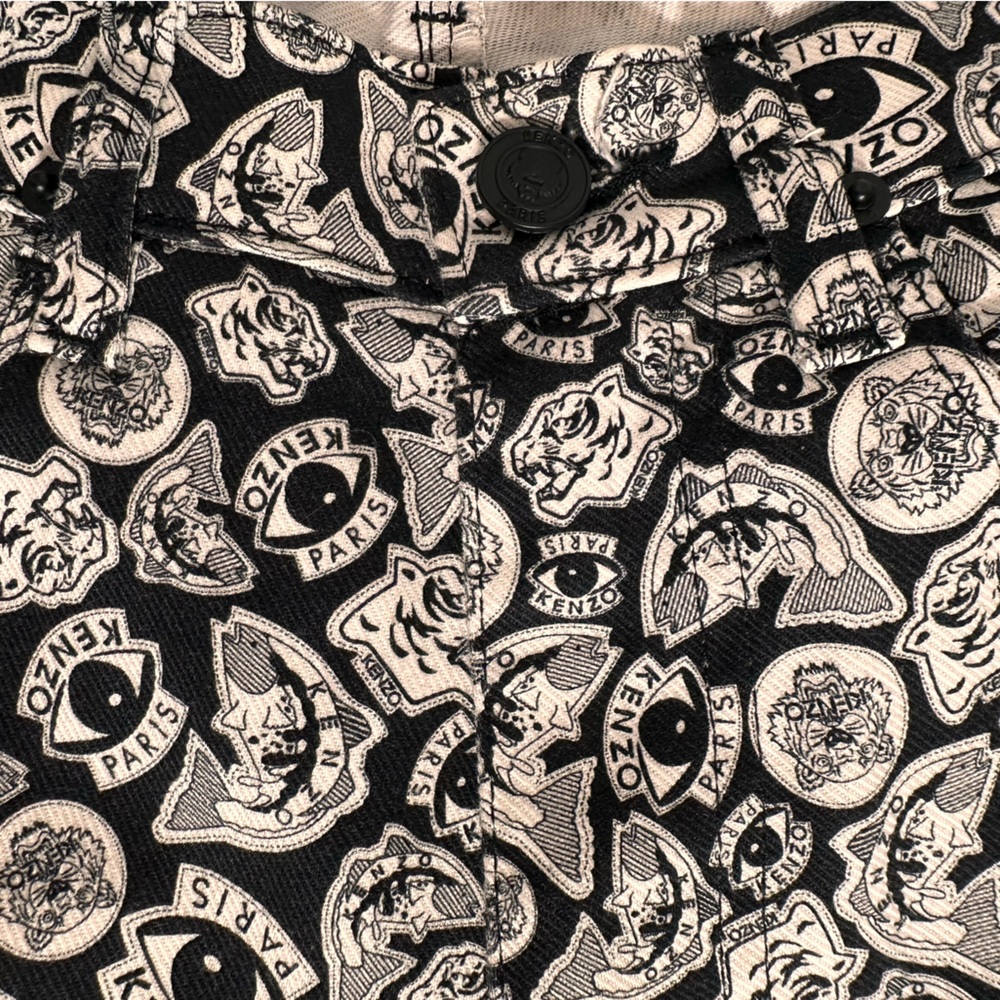 Kenzo Black and White Graphic Pants (Unisex) - Picture 4 of 5